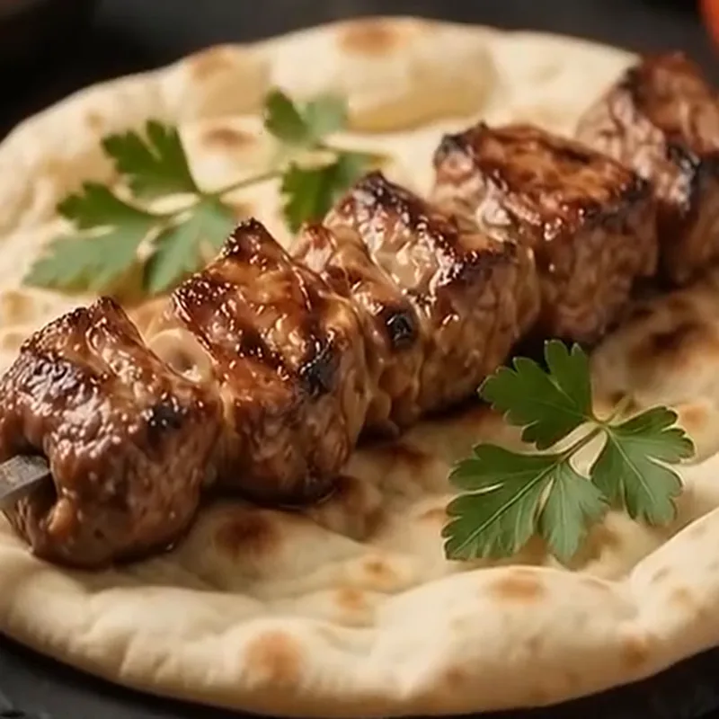 Kebab on Flatbread