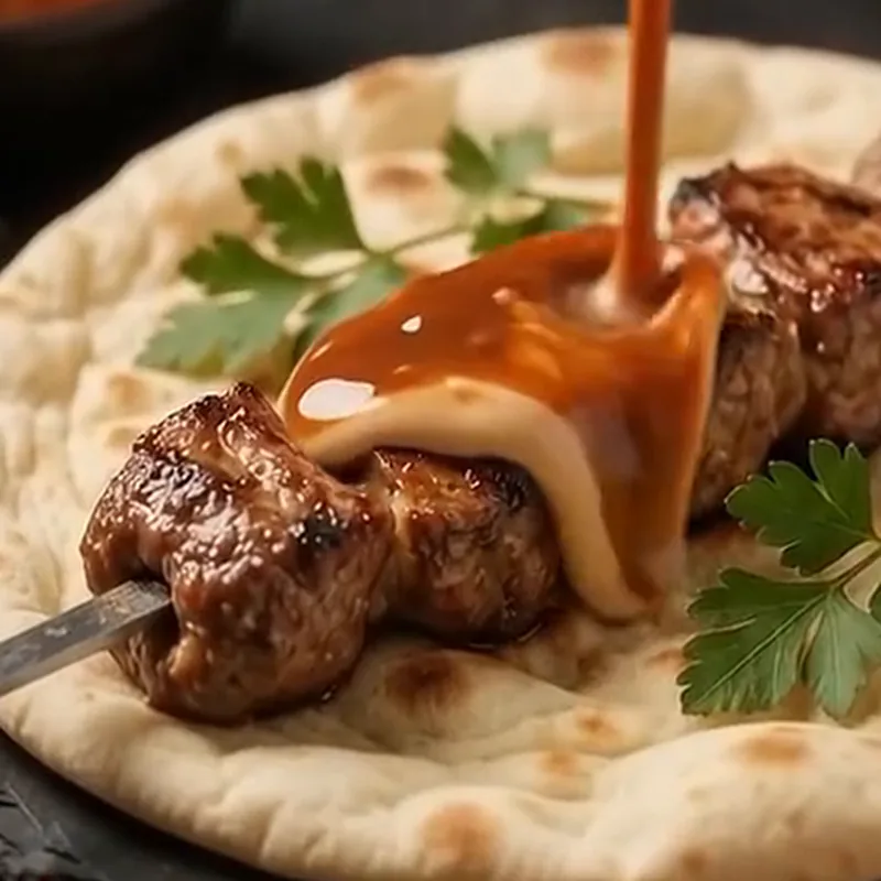 Garlic-Sauce Kebab